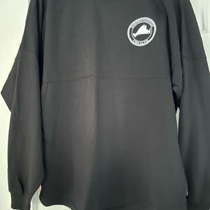 Warm long sleeve shirt black size S but could fit a medium. Can be men or women.